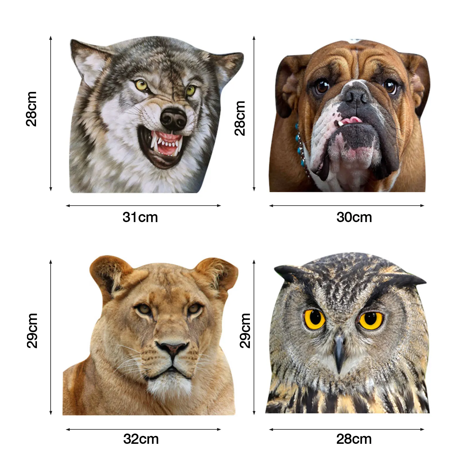 

Universal Car Window Glass Stickers Animal Series Vehicle Decal