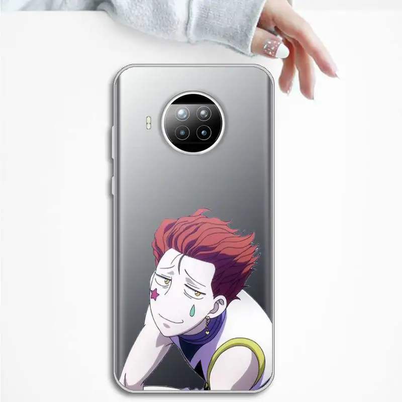 

Hisoka Anime Hunter X hunter Phone Case Transparent for Xiaomi Redmi note 10 t 8 9 pro lite 11