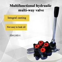 hydraulic multi way valve reversing valve mechanical cylinder motor distributor zd l102 multi way valve distributor control