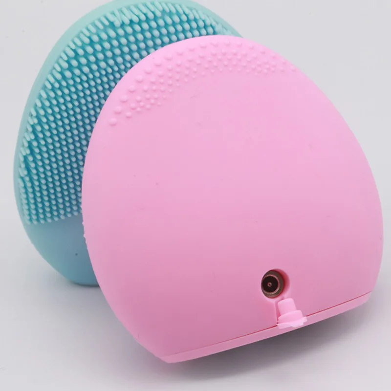Щетка для чистки лица Usb зарядка щетка для чистки лица Мини электрическая Массажная щетка Глубокая очистка пор отшелушивающая