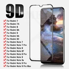 Защитное стекло 9D для Xiaomi Redmi Note 7, 8, 9 Pro, 9s, 8T, Redmi 9, 9A, 9C, 7, 7A, 8, 8A, полное покрытие