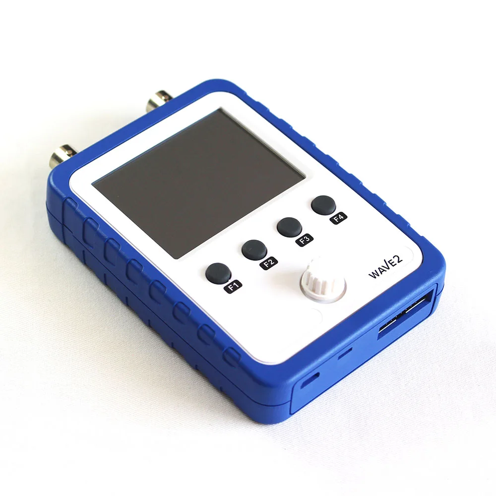 

X-Y Plotting WAVE2 2.4" Handheld Pocket-size Digital Oscilloscope Touch Screen Dual Channel Digital Storage Mini Oscilloscope