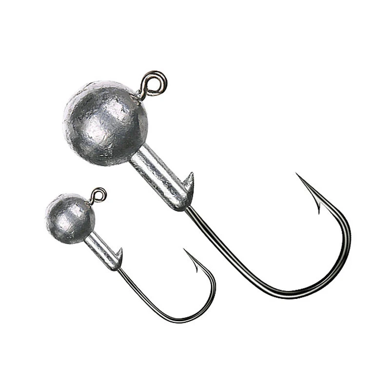 Свинцовый крючок кривошипно Jig Head крюк свинцовый для рыбалки головы блесна