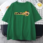 Футболка Haikyuu с японским аниме принтом, женские летние свободные футболки с коротким рукавом и круглым вырезом, женские футболки в стиле Харадзюку С героями мультфильмов