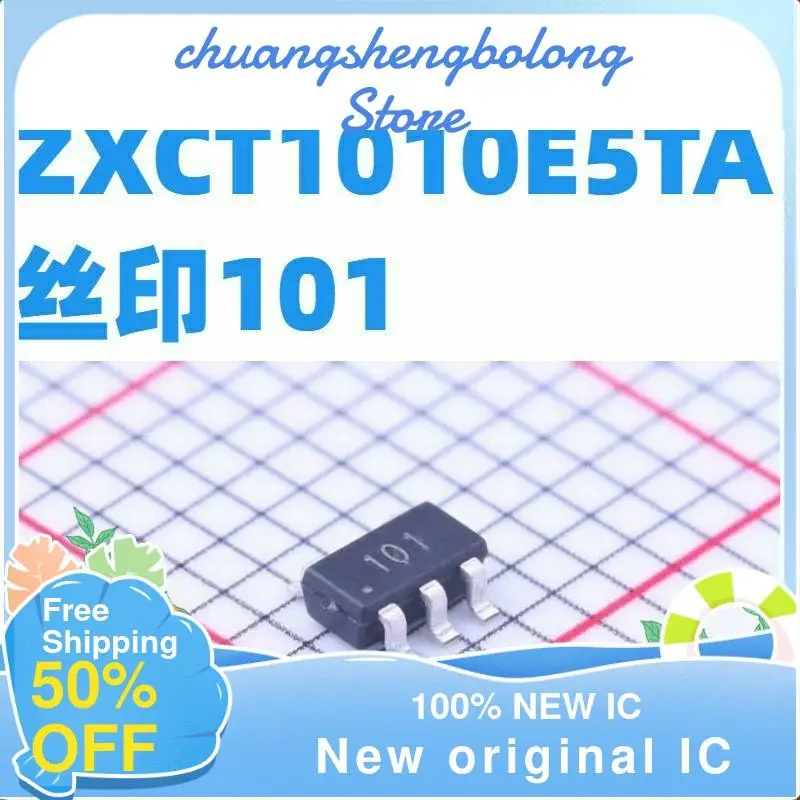 

Улучшенный боковой монитор тока ZXCT1010E5TA 200, 10-101 шт., импортный фотографический экран, 101 новый оригинальный