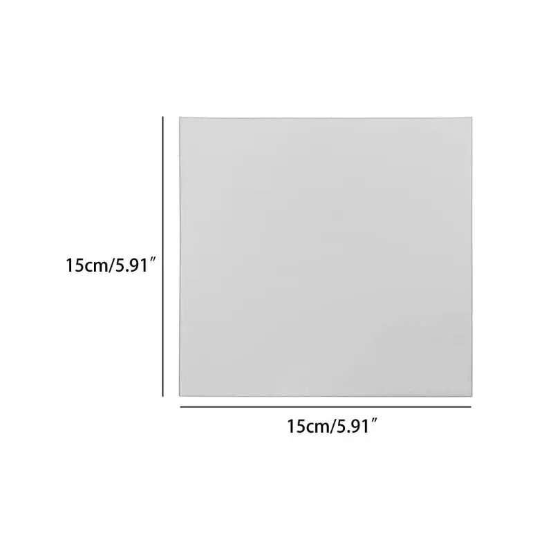 

16Pcs Removable Square Flexible Mirror Wall Stickers Home Decor Non Glass Mirror