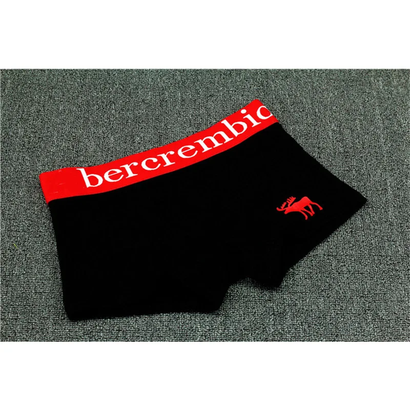 Women Panties 8Pcs Deer Animal Underpants Band Boxer Letter Boyshort Cotton Briefs Mid-Rise Female Underwear M-2XL