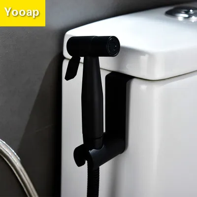 

Yooap Matte Black Bidet Shower Faucet Solid Brass Bidet Faucet Muslim Ducha Higienica Hot Cold Water Mixer Tap Toilet Faucets