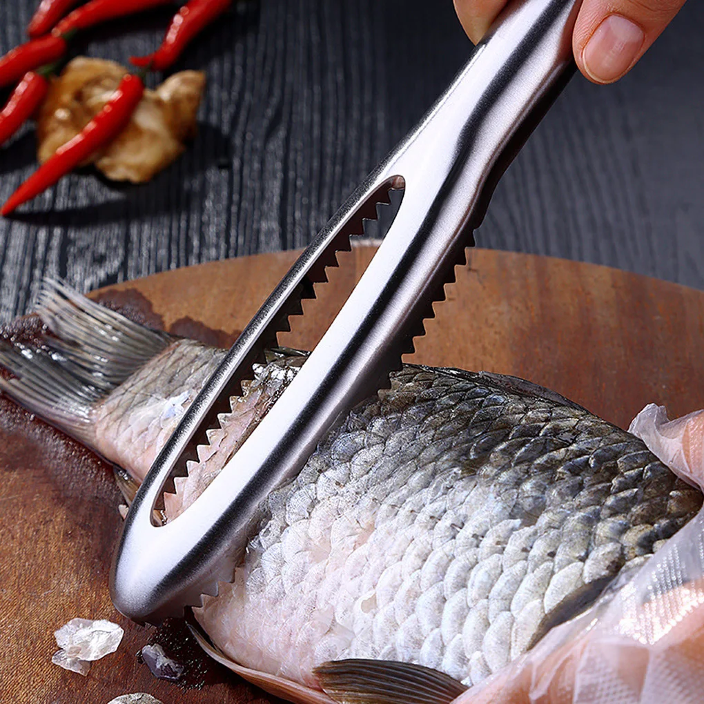 

Stainless Fish scales Scrap Graters Fast Remove Fish Cleaning Peeler Scraper fish bone tweezers kitchen accessorie tool gadge