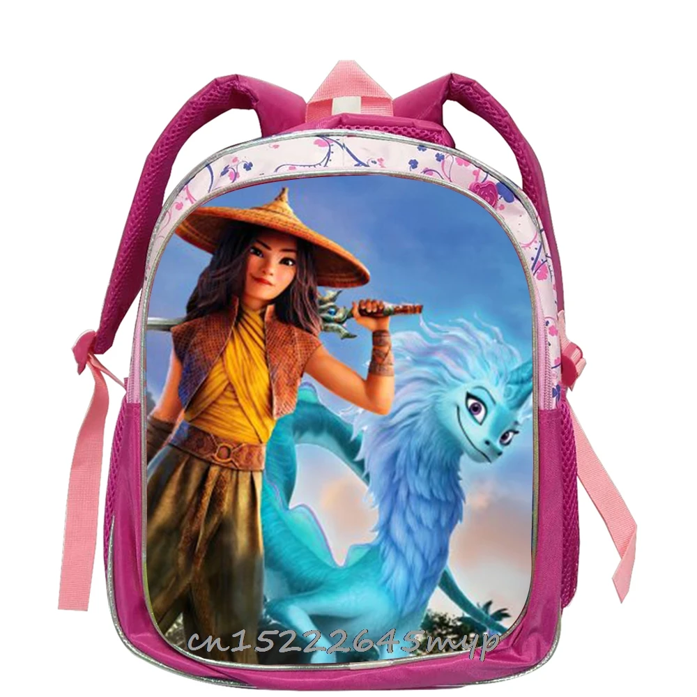 Рюкзак для мальчиков с героями мультфильмов школьный рюкзак Raya and The Last Dragon