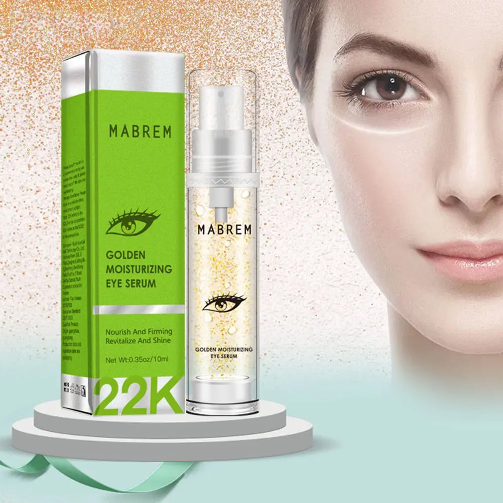 

Golden Eye Serum Moisturizing Anti-Wrinkle Anti-Age Hyaluronic Acid Remover Dark Circles Against Puffiness And Bags