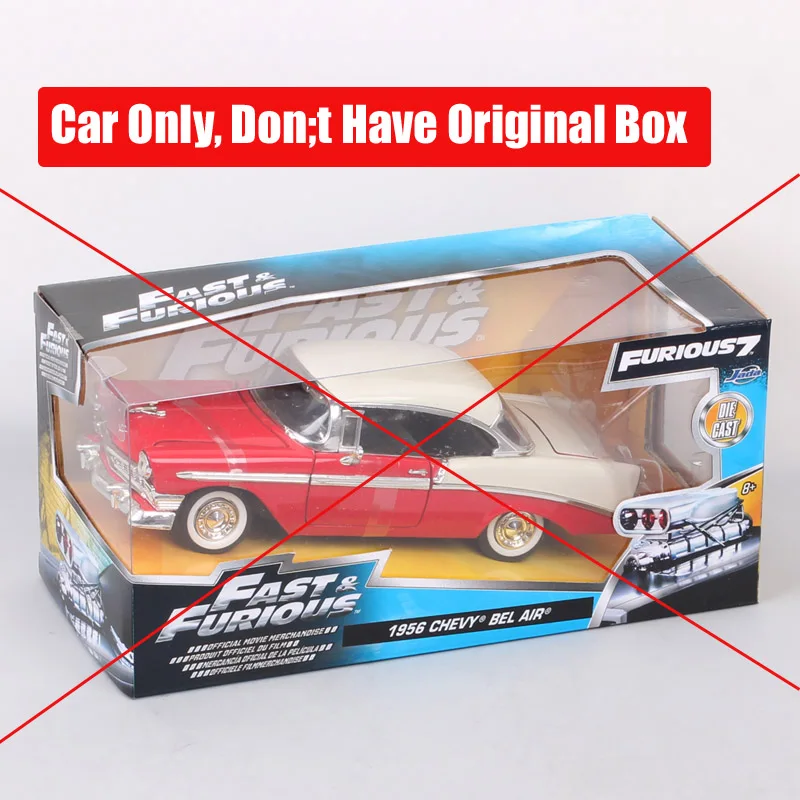 Детская модель в масштабе 1:24 Jada старинная 1956 года для chevrolet bel air hardtop chevy wagon