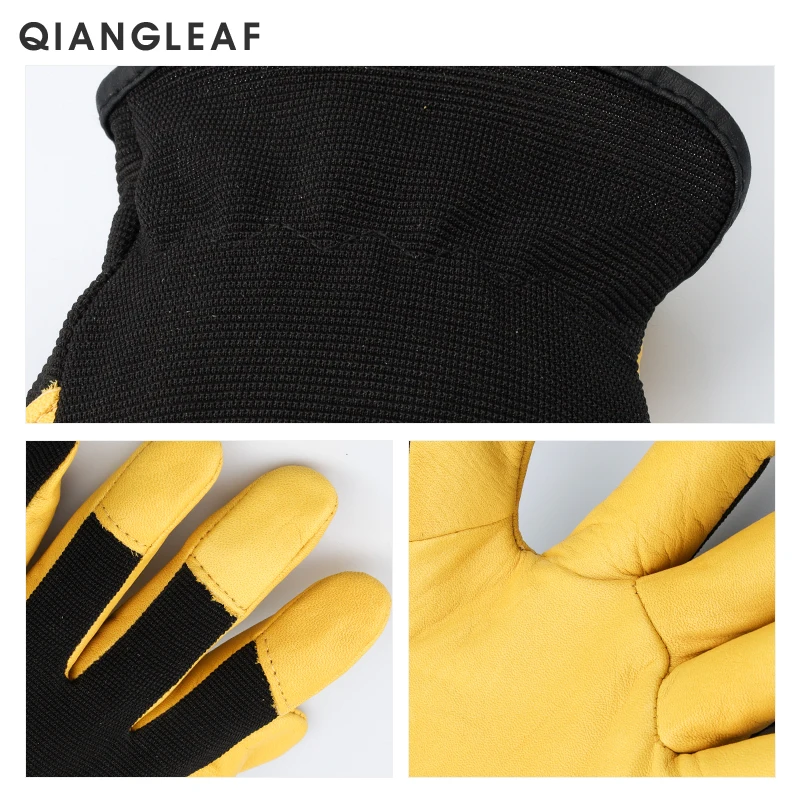 QIANGLEAF брендовые механические рабочие перчатки для технического обслуживания