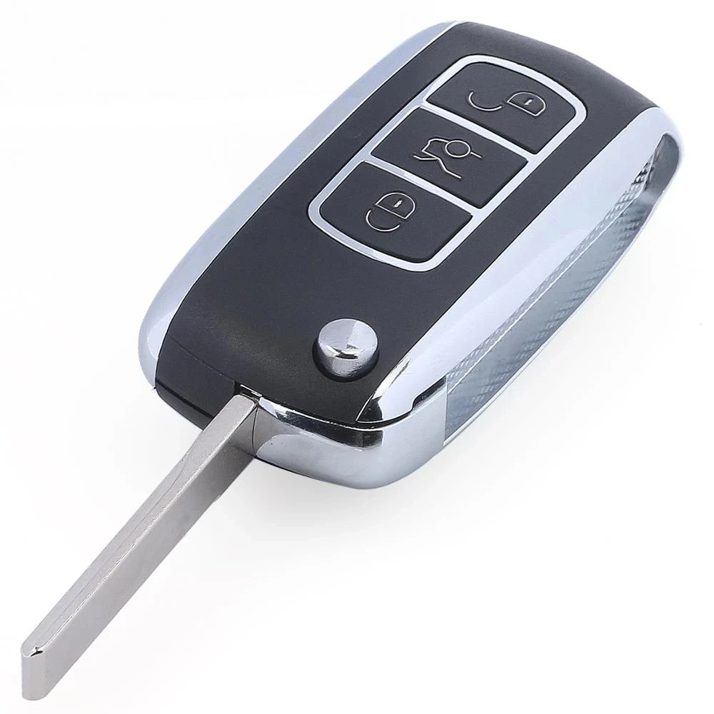 KEYECU Modifed Bentley Стиль Складной флип дистанционный ключ брелок 3 кнопки для BMW Все