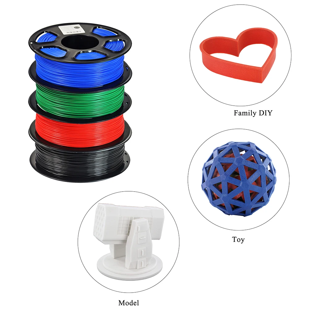 Нить для 3D принтера 1 кг 2 фунта 75 мм пла нить ручка рисования печати MakerBot RepRap Home DIY