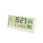 Цифровой будильник с большим ЖК-дисплеем, Настольные Цифровые часы с повтором сигнала, электронные настольные часы