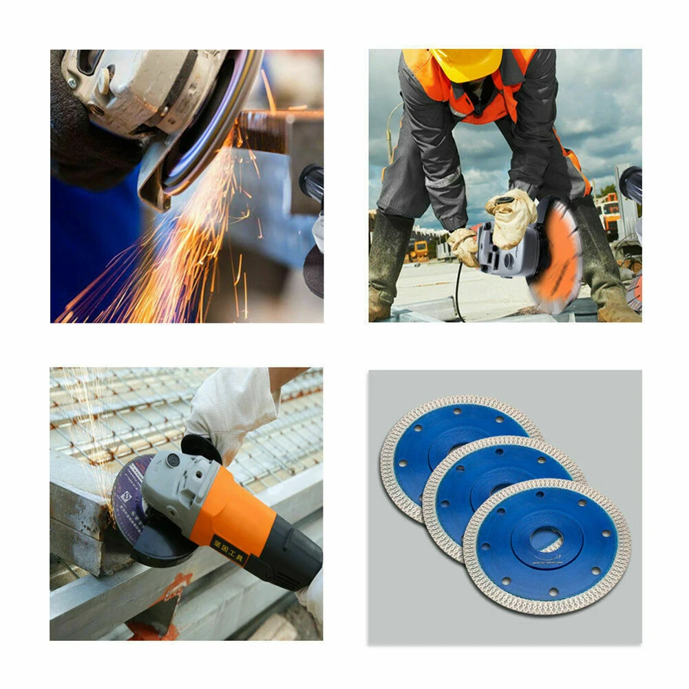 

2pcs 115mm Saw Blades Angle Grinder Fast Cutter For Grinding Wheel Turbo Cutting Discs For Porcelain Ceramic Tile Marble Thin