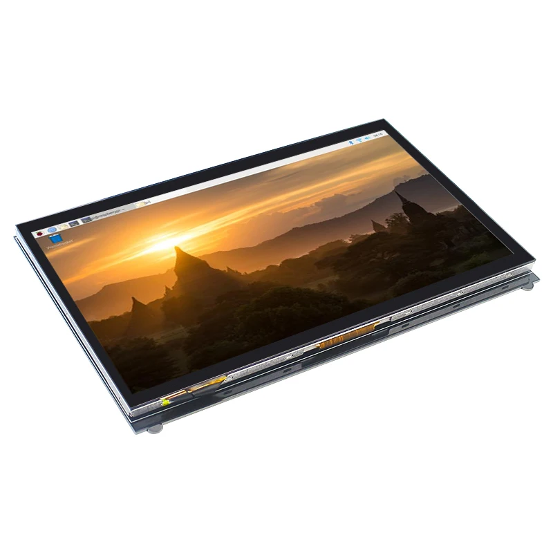 Емкостный сенсорный ЖК-экран для Raspberry Pi 4 Model B 10 1 дюйма 1024x600 4B/3B +/3B/Zero/PC/Jetson Nano |