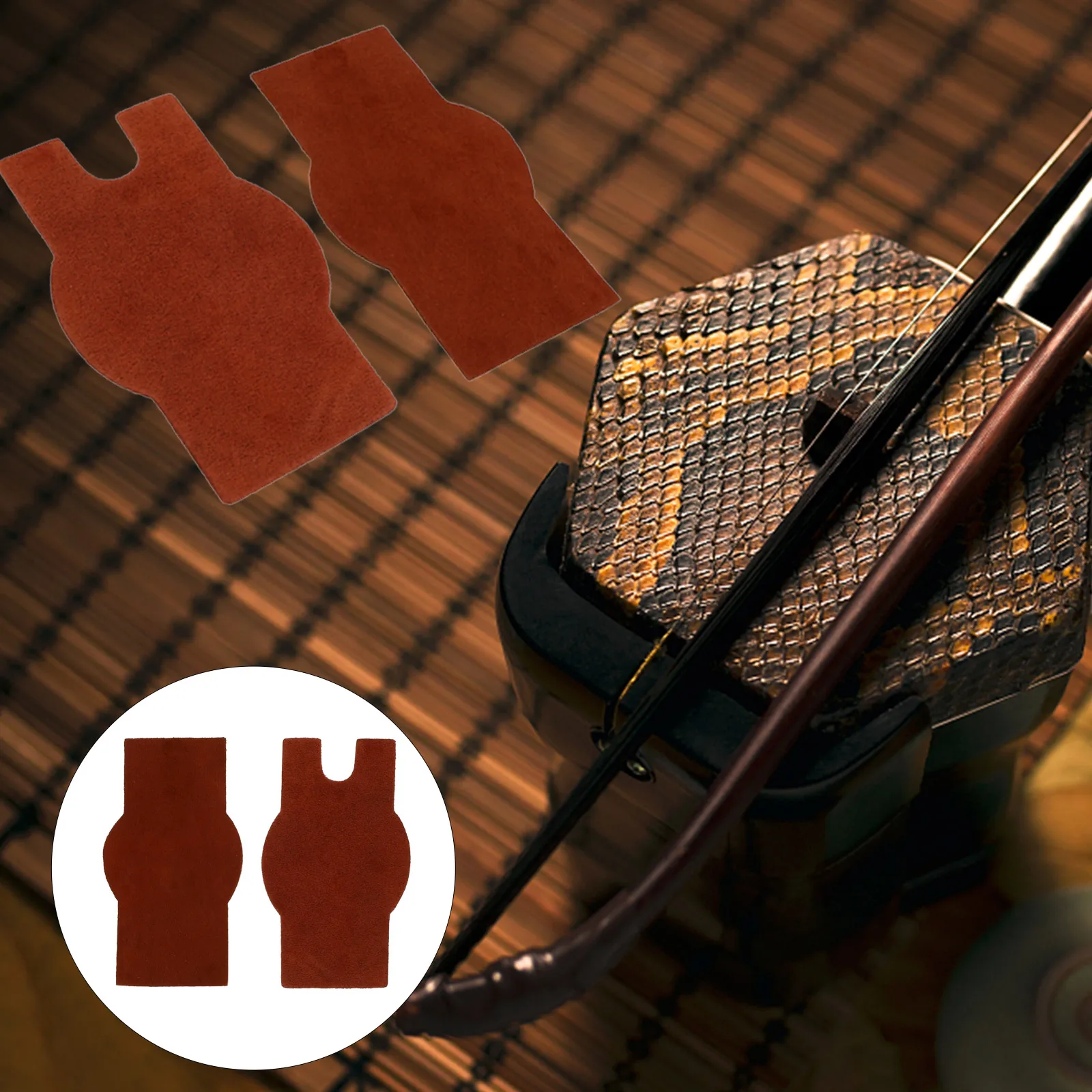 2 шт. прочные нескользящие коврики из воловьей кожи и противоскользящие наклейки