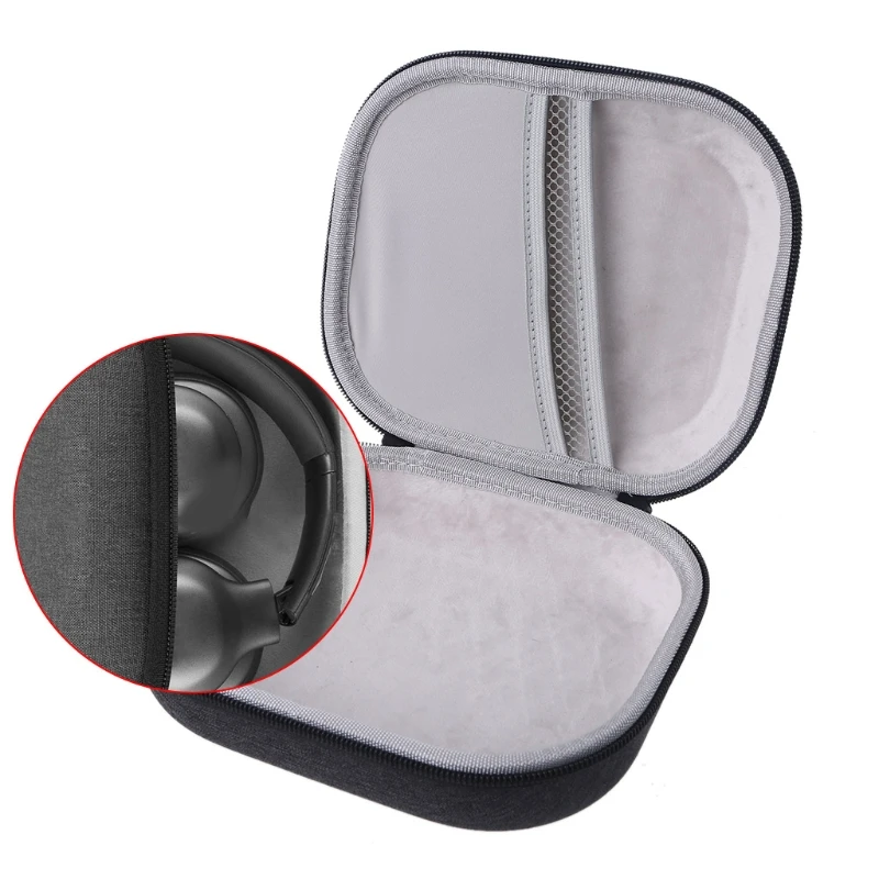

H7JF Headphone Hard Case for Wireless Headphones Box Bag for J-B-L Live 650 BTNC Tune 750/700BT Accessories Bag