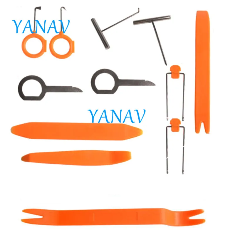 Автомобильный Радио GPS навигация 12 шт./компл. зажим панель отделка тире Аудио