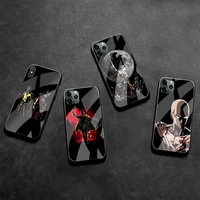 dabieshu one punch man anime custom soft phone case tempered glass for iphone 11 pro xr xs max 8 x 7 6s 6 plus se 2020 case