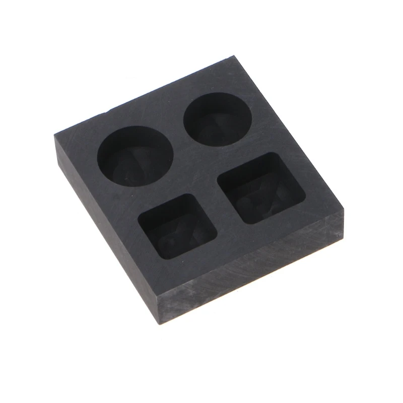 

Combo Graphite Ingot Mold Crucible for Melting Gold Silver Nonferrou Metal Mould KX4C