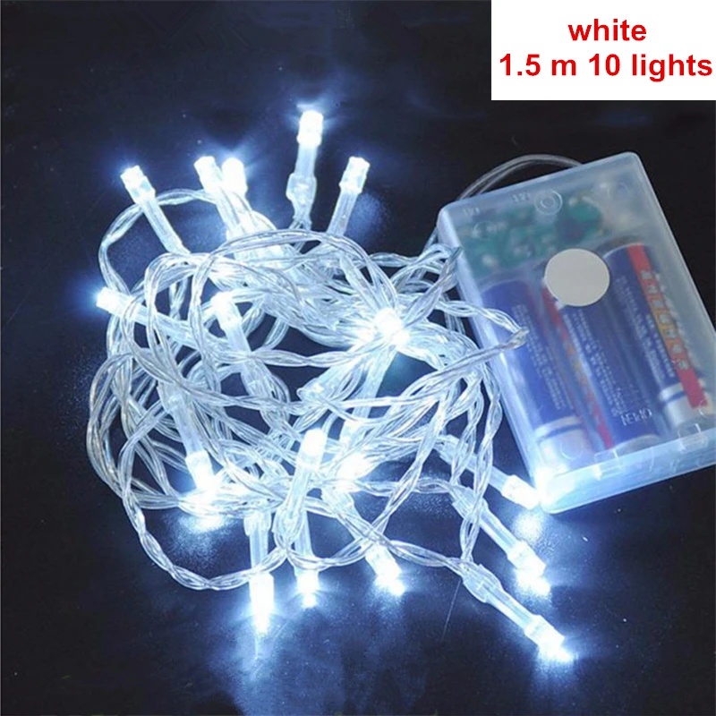 White 10LED Рождественские украшения 10 20 шаров, марокканский струнный светильник, Рождественский декоративный светильник s, Новогоднее украшение, Рождественский Navidad Noel, L - Цвет: White 10LED