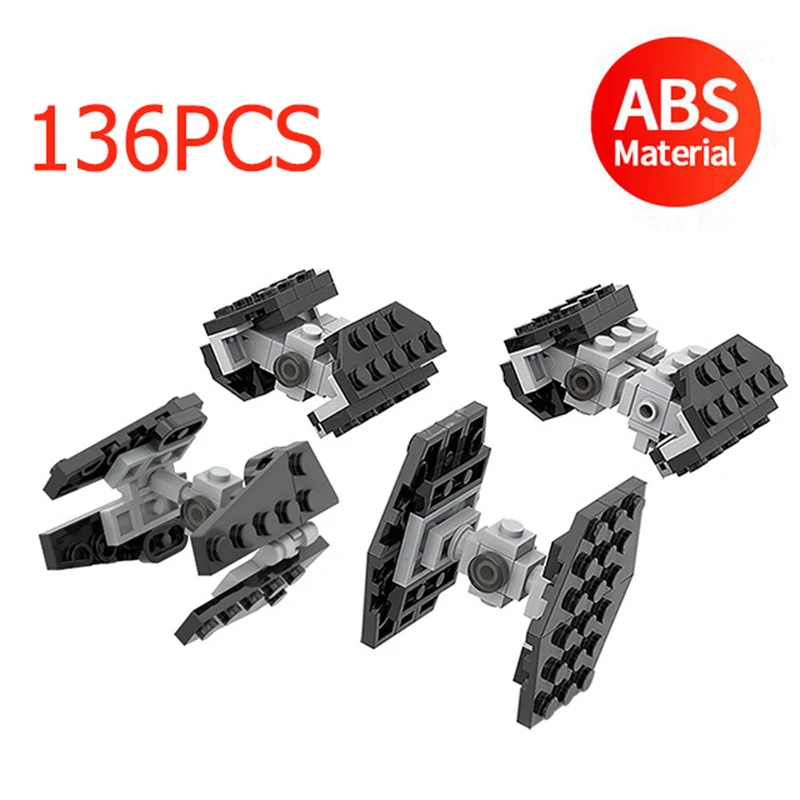 

Конструктор «Звездный фильм», титановый мини-истребитель, сборка 3D «сделай сам», развивающие игрушки, Классическая модель, Детские кубики, ...