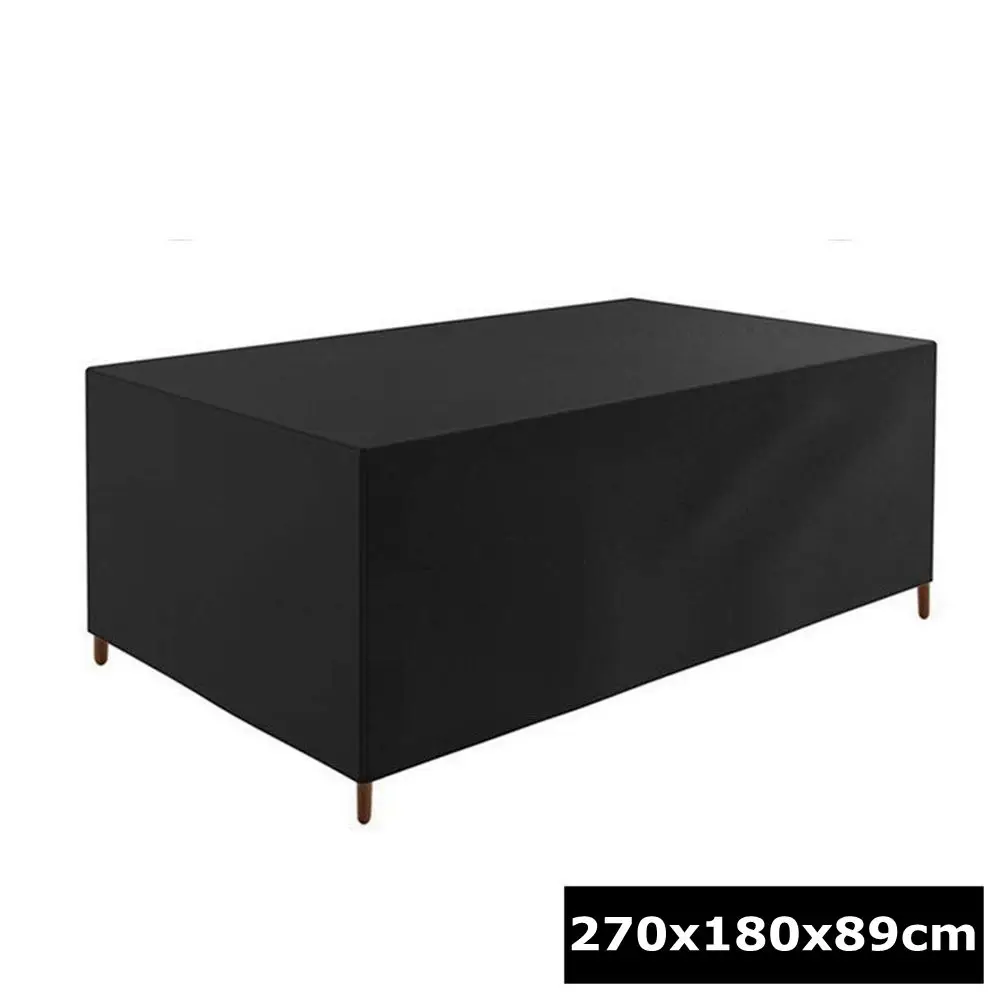 270x180x89cm Мебель пылезащитный чехол 210D Оксфорд Водонепроницаемый Дождь Снег Открытый сад патио защитный чехол для дивана ротанга Органайзер в форме куба стул - Цвет: 270x180x89cm