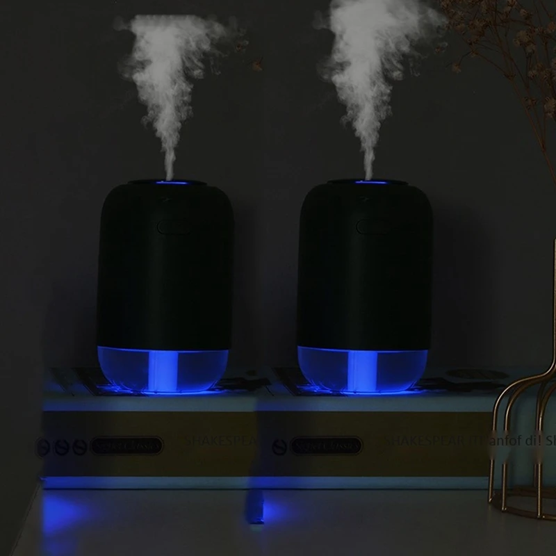 

Air Humidifier Home Bedroom Mute USB Humidifier Office Desk Smart Air Humidifier 7-Color Night Light 260ML