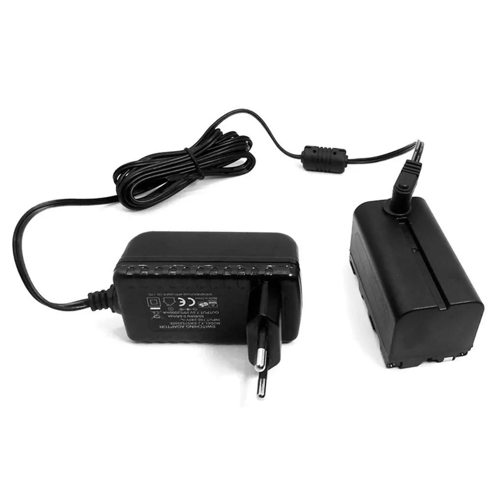 DC 5V USB Drive Power Cable+ NP-F750 NP-F550 NP-F970 Battery DC Coupler for Nanguan YongNuo Godox Photography LED Light Lamp