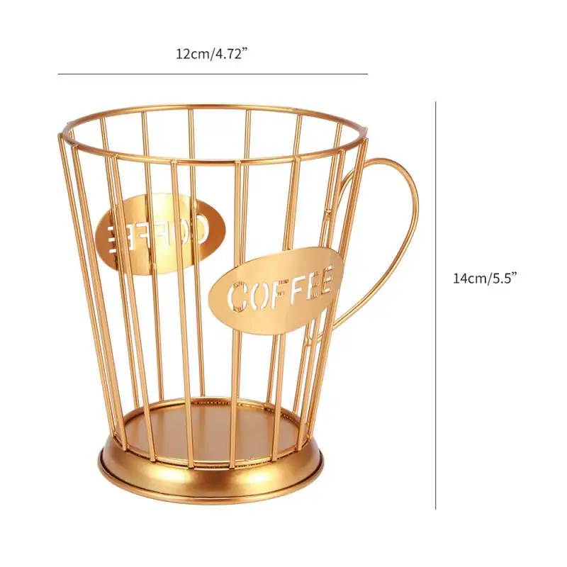 

Universal Coffee Capsule Storage Baskets Fruit Breads Biscuits Coffee Cup Storage Basket Home Kitchen Finishing Organizer Holder