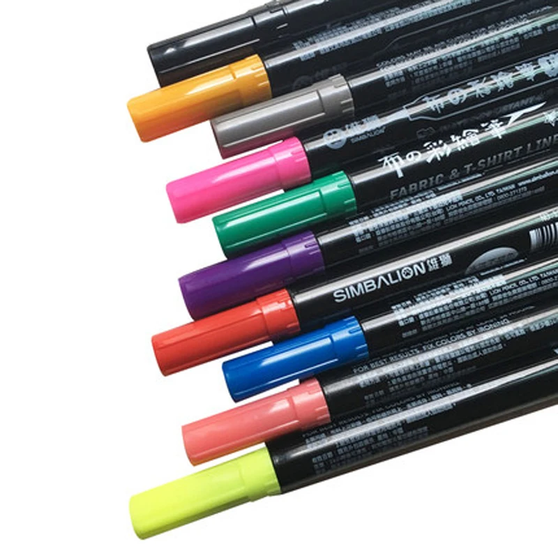 Ручка из тонкой ткани с рисунком льва 1 0 мм|Фломастеры| |