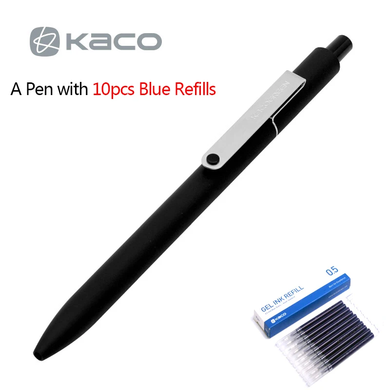 Pen and Blue Ink Xiaomi KACO ALIO сумка для хранения ручек для 20 ручек на молнии водостойкая сумка для хранения ручек черный Xiomi чехол для ручки держатель для хранения Чехол Карандаш - Цвет: Pen and Blue Ink