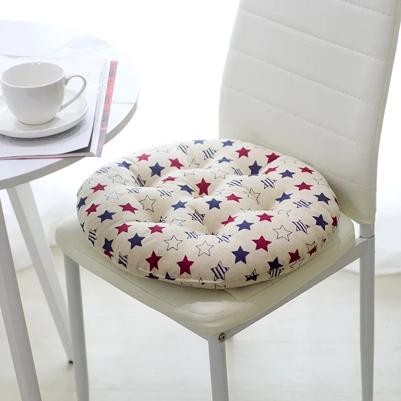 Yaapeet Computer Chair Dining Tatami Round Cushion Office Pad Thickening Student Bench Rattan Seat 40*40cm | Дом и сад