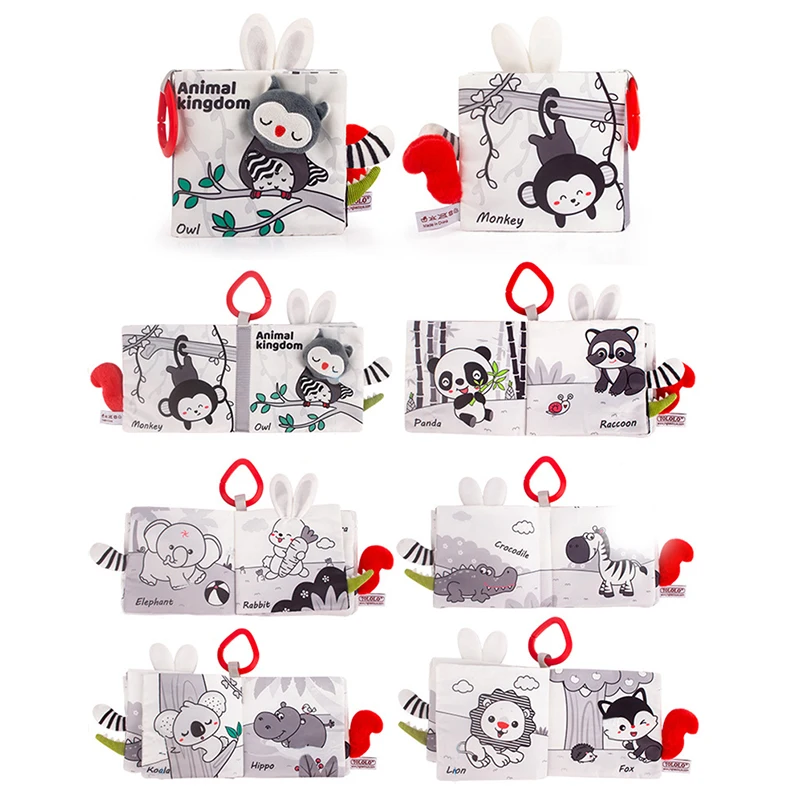 Детская развивающая книга-головоломка для чтения на возраст 0-3 года | Игрушки и