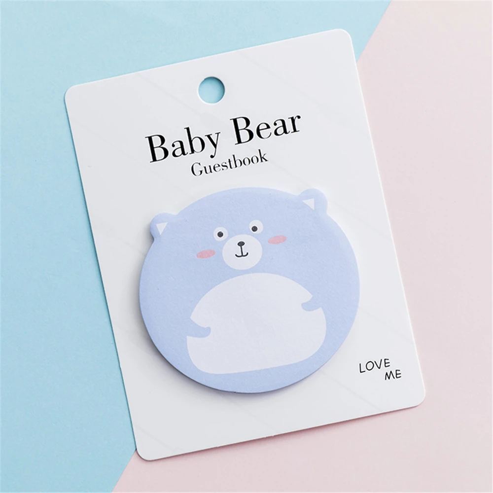 1 шт. Kawaii Sticky Baby Bear Notes креативный блокнот Filofax блокноты для записей офисные и