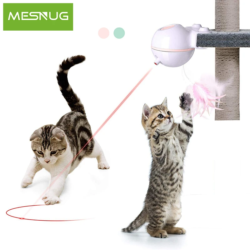 MESNUG игрушки для кошек интерактивные автоматические вращающиеся на 360 градусов