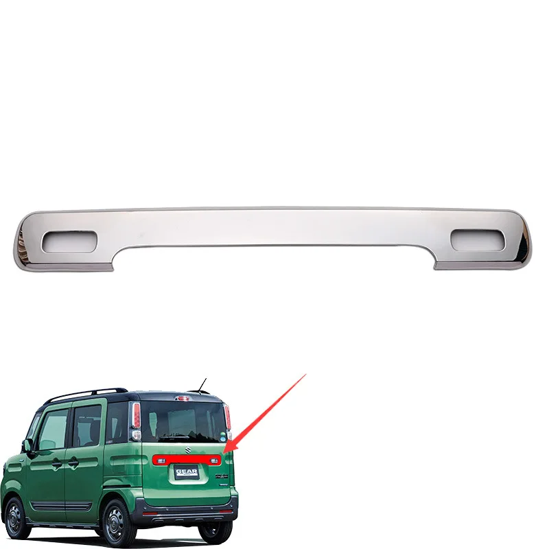 

Накладка на заднюю дверь багажника, накладка на заднюю дверь для Suzuki Spacai Gear MK53S, автомобильные аксессуары, Стайлинг, нержавеющая сталь