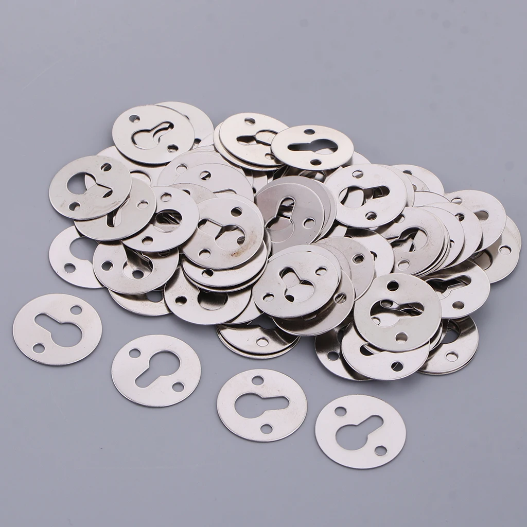 

100pcs 23mm Metal Keyhole Hangers Fasteners For Photo Picture Frame Canvas