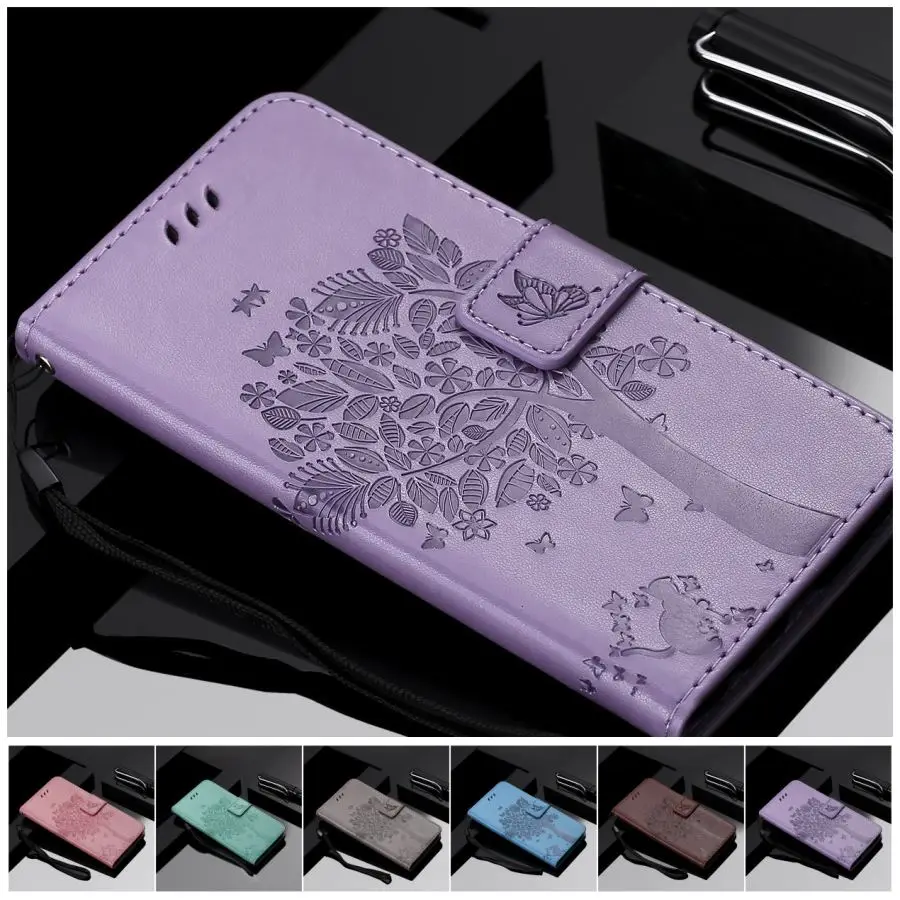 Кожаный чехол Etui для телефона Apple iPhone 12 11 Pro Max 2019 XR X XS 5S 6S 7 8 Plus Touch 5 6 Чехол с деревом