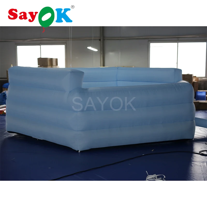 Sayok 4,6 м(15 футов) надувной шар Gaga яма Gagaball площадка с электрическим воздуходувкой для наружной/внутренней семейной школы деятельности