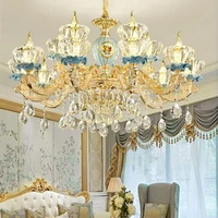nordic luxury crystal chandelier crystal lampshade chandelier hotel chandelier living room room home luxury chandelier