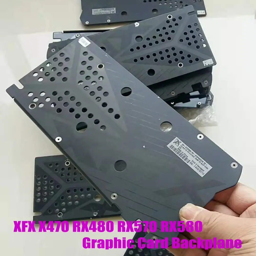 Видеокарта XFX Black Wolf Edition защитная объединительная плата RX470D RX470 RX480 RX570 RX580 |