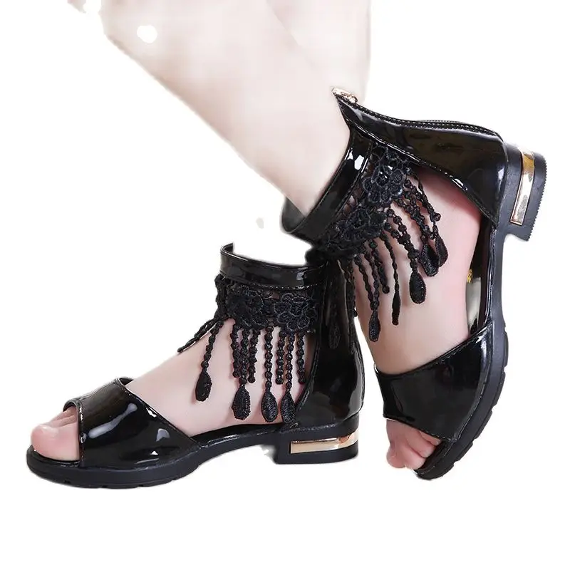 Детская обувь для девочек детские тонкие туфли вечерние платье принцессы танцев