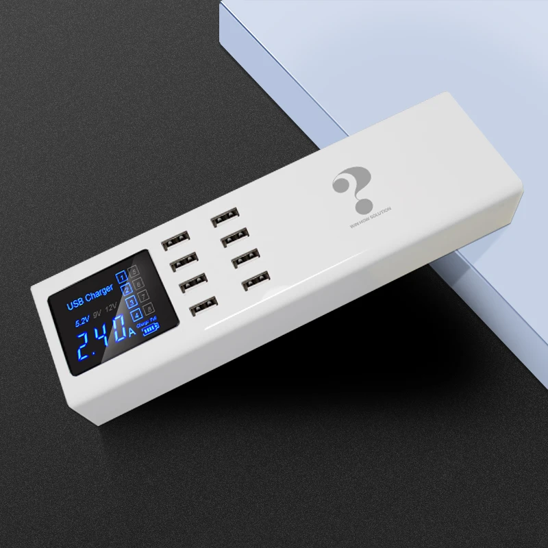 Зарядное устройство WIN HOW с 8 usb портами для телефона iphone 7 X Samsung s10 Xiaomi заводская