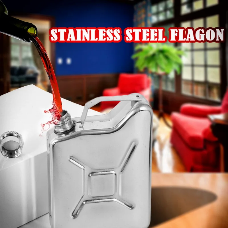 Нержавеющая сталь фляжка Ликер Алкоголь виски карманная бутылка для вина 5