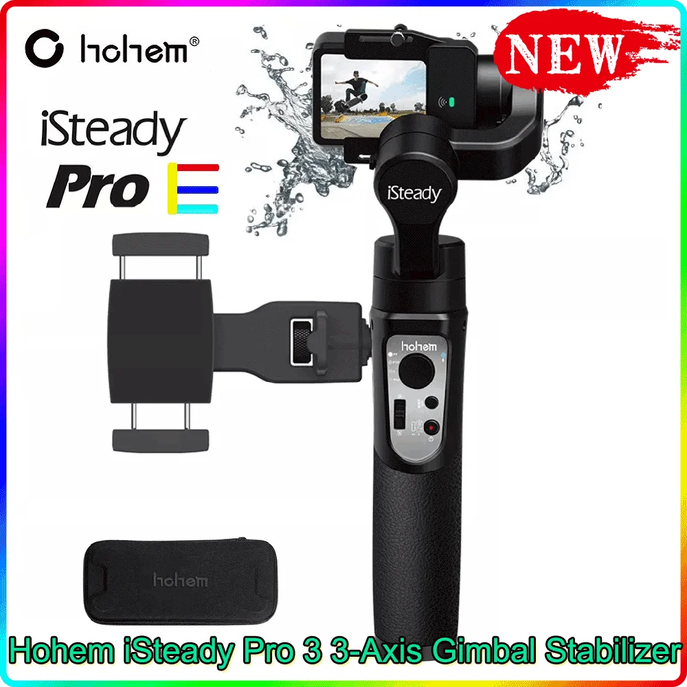 

3-Axis Gimbal Stabilizer for GoPro 8 Action Camera Handheld Gimbal for Gopro Hero 8,7,6,5,4,3, Osmo Action Hohem iSteady Pro 3