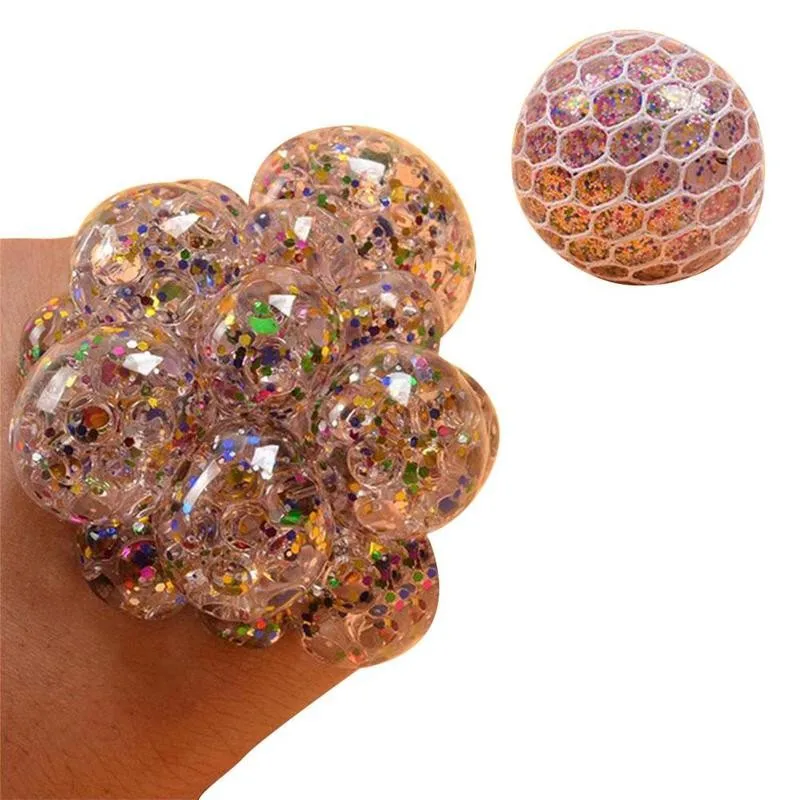 

Colorful Grape Ball Squishy Toys Squeeze Relief Anti-stress Kids Funny Things Prank Jokes For Adults Gifts Stress Relief Ball